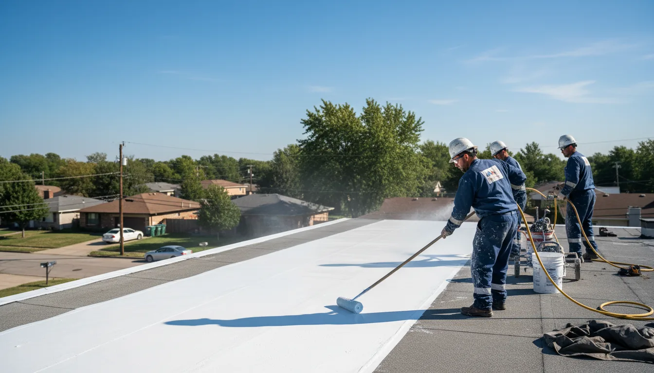 Commercial roof coating in Pfafftown, NC near me